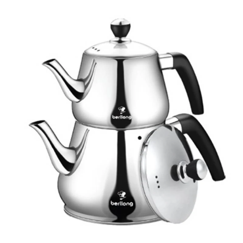 ორსართულიანი უჟანგავი ფოლადის ჩაიდანი Berllong BSTP-0193